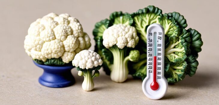Temperatura uprawy kalafiora